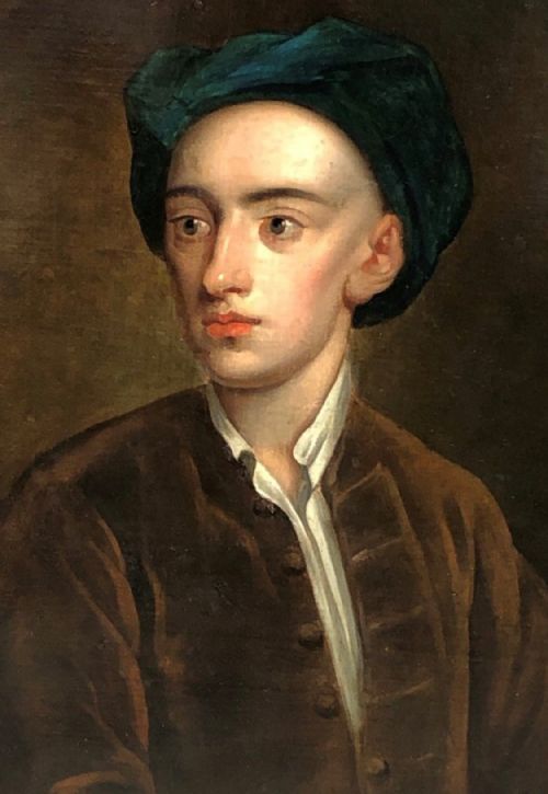 fig 1. Portrait of Alexander Pope c.1716; Studio of Sir Godfrey Kneller.