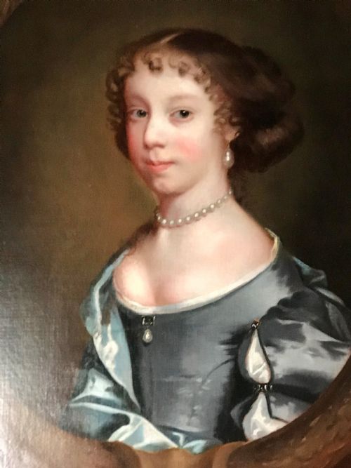 fig 1. Portrait of Betty Fitzwarren; Studio of Sir Peter Lely.