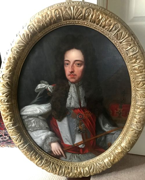 PAIR OF PORTRAITS OF KING WILLIAM AND QUEEN MARY AFTER WISSING - ADDITIONAL PHOTO 1