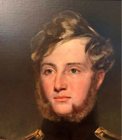 fig 1. Portrait of an Officer, c. 1840; Studio or Circle of Sir Francis Grant.