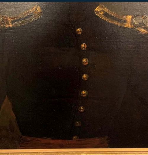 fig 2. Portrait of an Officer, c. 1840; Studio or Circle of Sir Francis Grant.