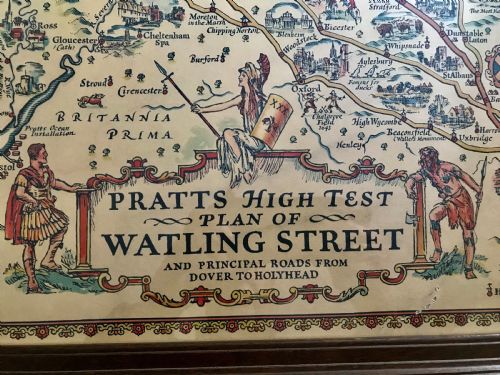 Original Pratts Road Map 1930.