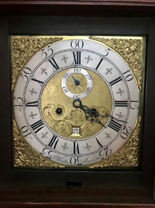 OAK 8 DAY LONGCASE CLOCK BY SAMUEL WHALLEY C1735 - ADDITIONAL PHOTO 1