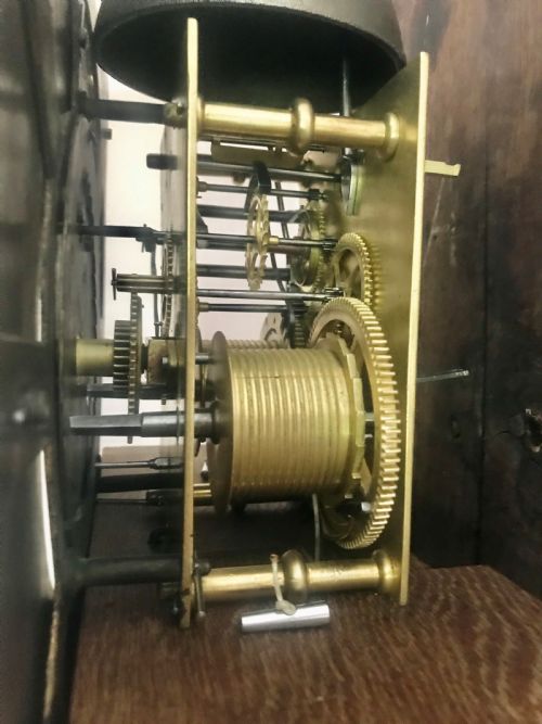 OAK 8 DAY LONGCASE CLOCK BY SAMUEL WHALLEY C1735 - ADDITIONAL PHOTO 9
