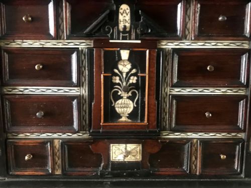 fig 1. Early 17th century miniature table cabinet.