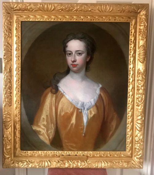 Portrait of Elizabeth, Viscountess Dunbar 1710, by Sir Godfrey Kneller.