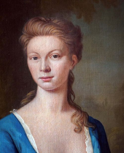 PORTRAIT OF A MEMBER OF THE COCKSWOODROFFE FAMILY C1710 ATTRIBUTED TO HANS HYSING - ADDITIONAL PHOTO 2