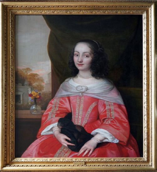 Portrait of Anna Maria Schumann C.1630, by Pieter Van Lint.