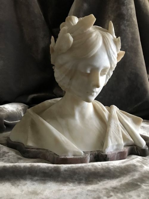 Portrait Bust of Sappho, by A. Gennai.