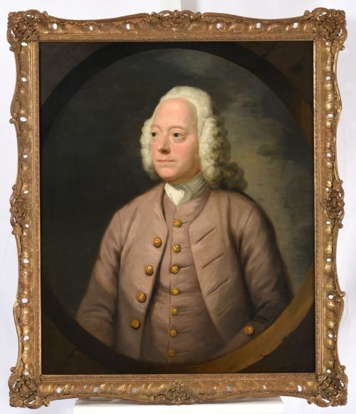 Portrait of a Gentleman C.1760; Attributed to Robert Edge Pine.