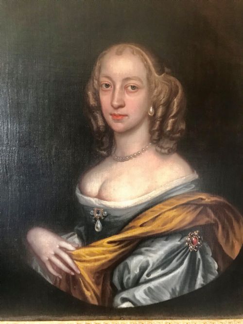 fig 1. Portrait of a Lady c.1665, Circle of Sir Peter Lely.