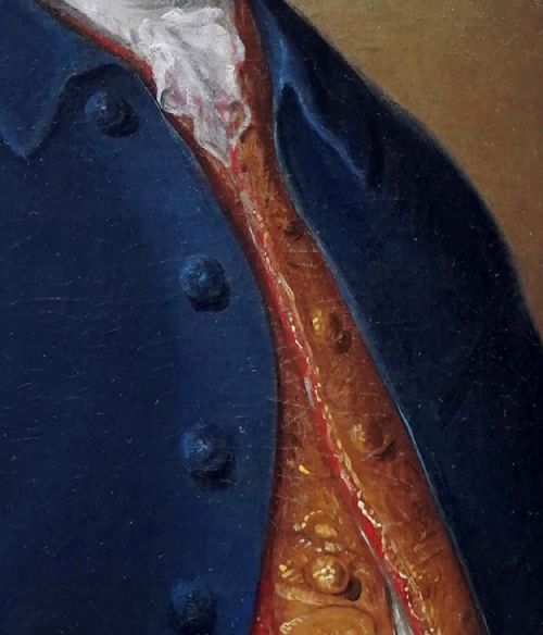 PORTRAIT OF A GENTLEMAN C1765 CIRCLE OF ALLAN RAMSAY - ADDITIONAL PHOTO 2