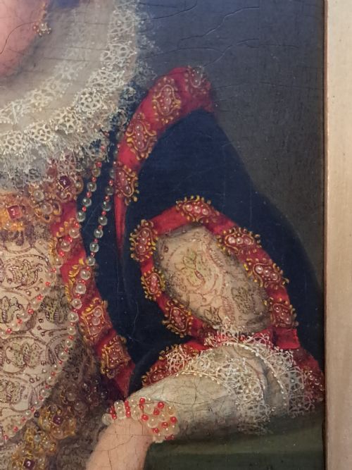 fig 3. Portrait traditionally called Lady Arabella Stuart, 18th century.