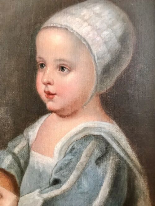 fig 1. Portrait of Prince James Stuart as a child; after Van Dyck.