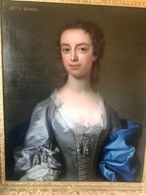 fig 1. Portrait of Mrs. E. Browne C.1740, By Henry Pickering.