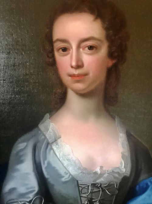 fig 2. Portrait of Mrs. E. Browne C.1740, By Henry Pickering.