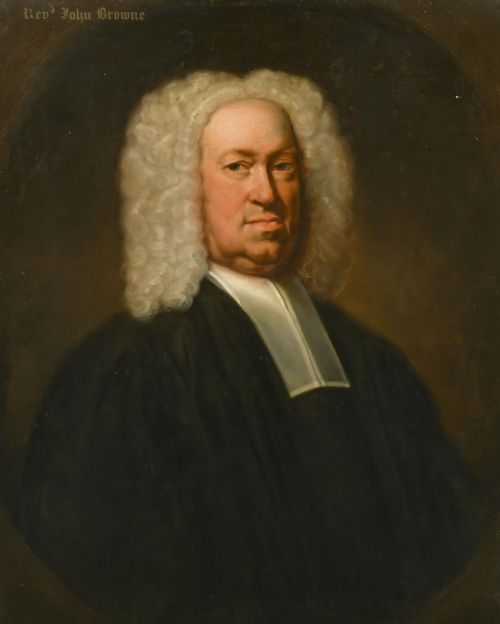 fig 1. Portrait of Rev John Browne c.1740 by Henry Pickering.