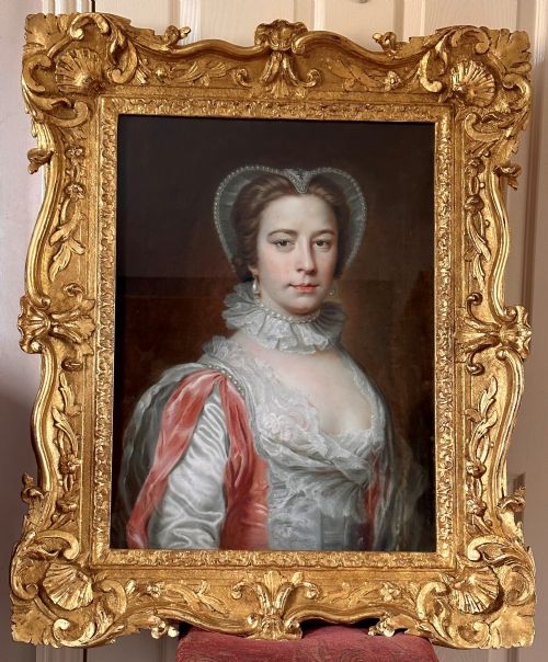 Portrait of a Lady C.1755, by William Hoare.