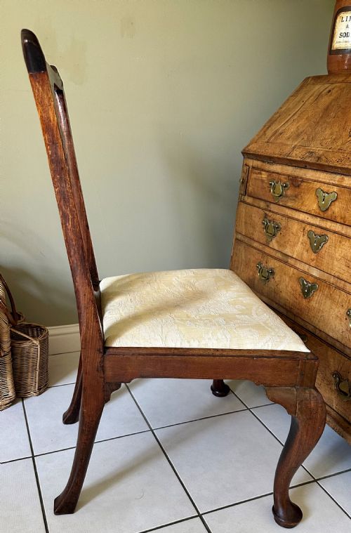 GEORGE II WALNUT CHAIR C1750 - ADDITIONAL PHOTO 3