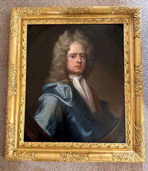 PORTRAIT OF A GENTLEMAN OF THE ADAMS FAMILY BY MICHAEL DAHL