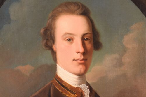 fig 1. Portrait of Keith Urquhart of Meldrum, Follower of Allan Ramsay.
