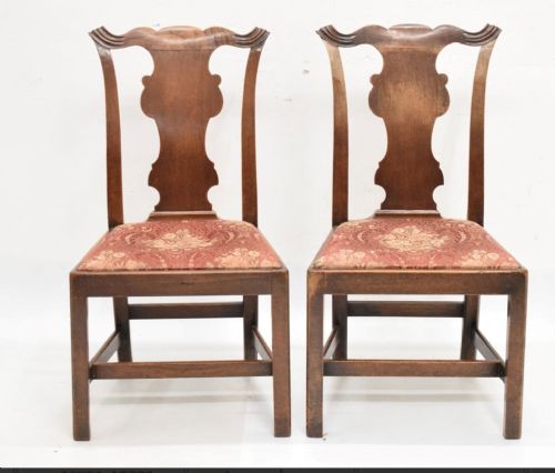 Pair of Mahogany Chairs C.1750.
