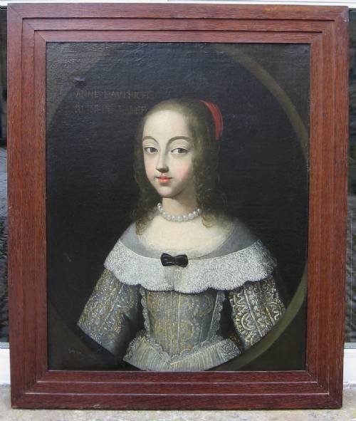 fig 4. SOLD....Anne of Austria, Queen of France; French School, 17th century