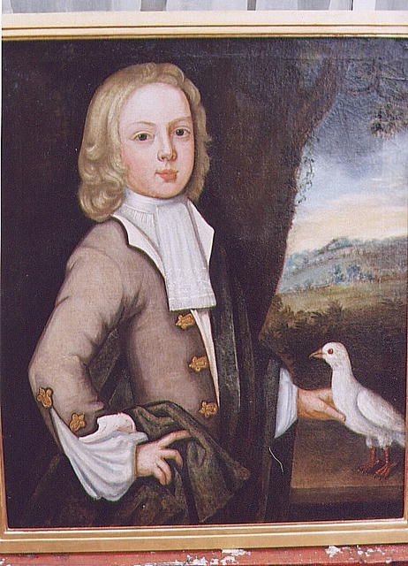 Sold...portrait of a Young Boy; English School C.1720