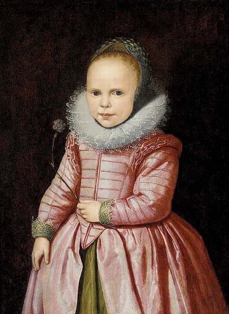 Sold...portrait of a Child C.1625; Circle of Jacob Gerritsz. Cuyp