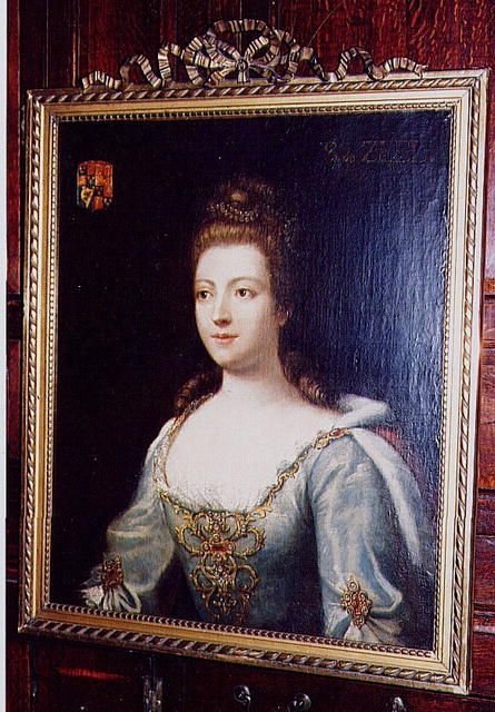 Sold...portrait of Sophia-dorothea, Princess of Celle: Continental School C.1700
