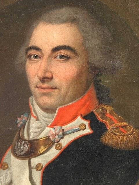 fig 1. SOLD....Portrait of a French infantry officer 1792; French School 