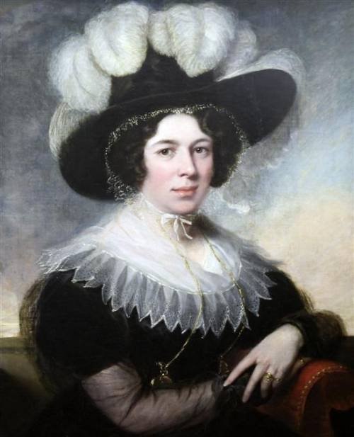 Sold....portrait of a Lady C.1816, by George Henry Harlow
