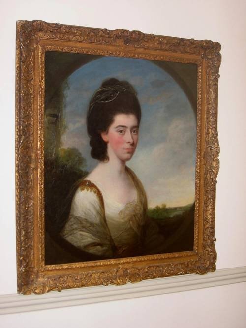fig 1. SOLD....Portrait of 'Miss Penelope Johnson' c. 1775, by Thomas Hickey