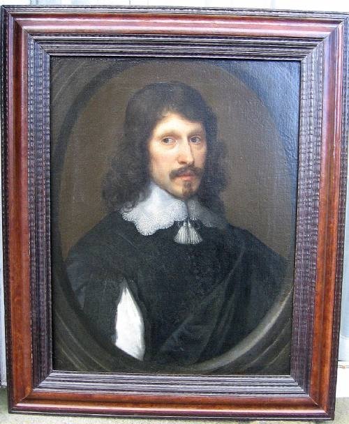 Sold....portrait of a Gentleman C.1650; Circle of Cornelius Johnson