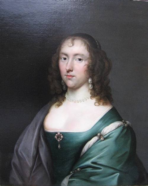 Sold....portrait of Lady Lucy Pelham by Cornelius Johnson