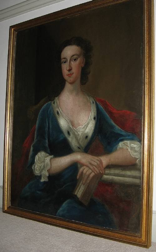 fig 3. SOLD...Portrait of a Lady 1743; attributed to Moses Vanderbank