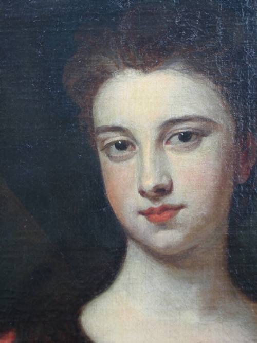 fig 1. SOLD....Portrait of Frances Lambert, Lady Middleton c.1690; Attributed Sir Godfrey Kneller.