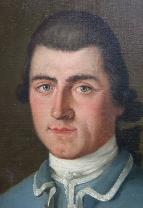 fig 1. SOLD....Portrait of a Physician c. 1780; Follower of Sir Nathaniel Dance R.A.