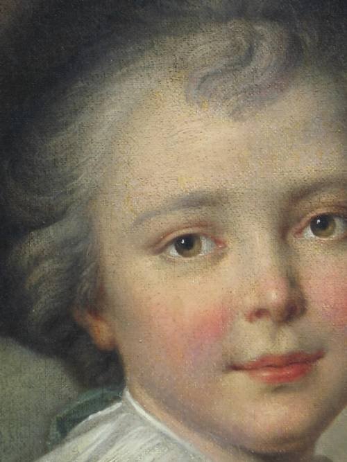 fig 2. SOLD...Portrait of a Young Boy c.1770; Circle of Francois-Hubert Drouais