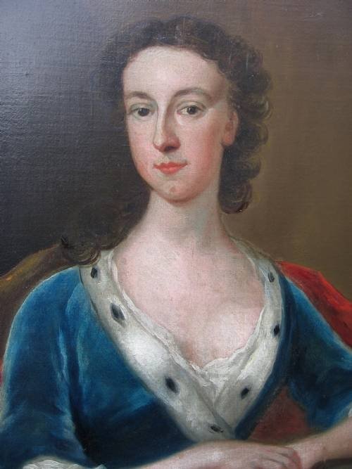 fig 1. SOLD...Portrait of a Lady 1743; attributed to Moses Vanderbank