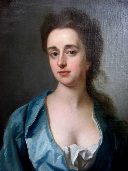 fig 1. SOLD....Portrait of Mary Dowdeswell c.1695; by Michael Dahl