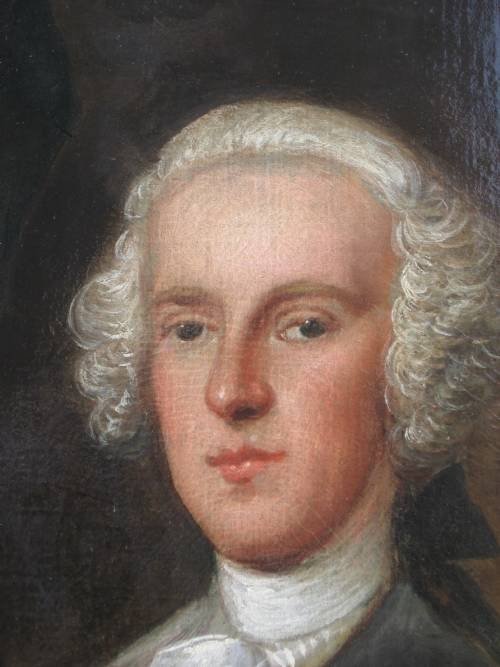 fig 2. SOLD.....Portrait of a Gentleman 1743 attributed to Moses Vanderbank