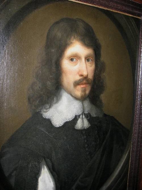 fig 3. SOLD....Portrait of a Gentleman c.1650; Circle of Cornelius Johnson