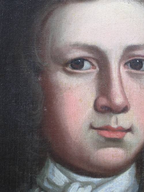 fig 2. SOLD....Portrait of a Young Man; English School c.1700.