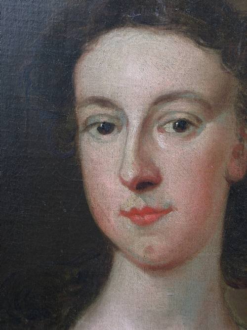 fig 2. SOLD...Portrait of a Lady 1743; attributed to Moses Vanderbank