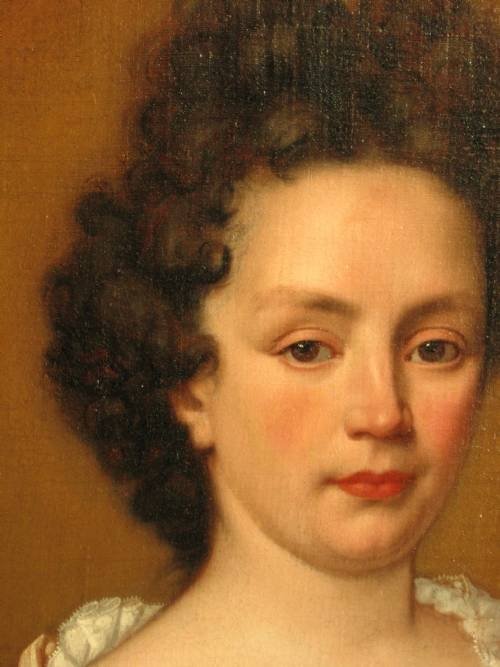 fig 3. SOLD...Portrait of a French Noblewoman (possibly Louise de Keroualle) c.1690; Follower of Pierre Mignard