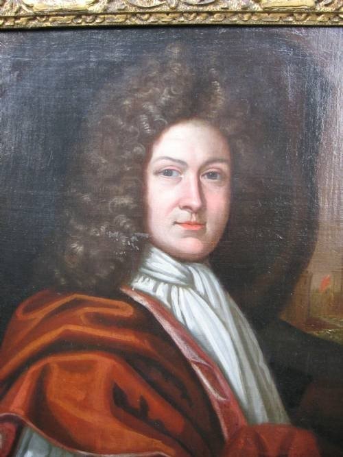 fig 2. SOLD...Portrait of a Naval Officer; English School c. 1700
