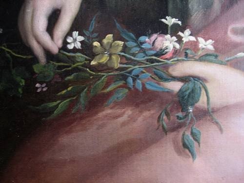 fig 2. SOLD...Portrait of a Young Lady c.1770; Circle of Sir Nathaniel Dance R.A.