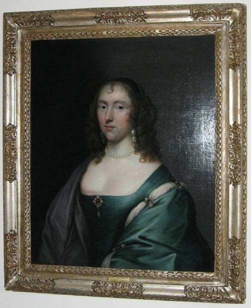 fig 1. SOLD....Portrait of Lady Lucy Pelham by Cornelius Johnson