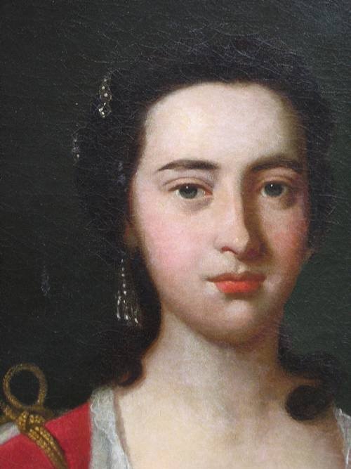 fig 2. SOLD....Portrait of Anna Maria, Baroness Dacre c.1740; Circle of Van Loo